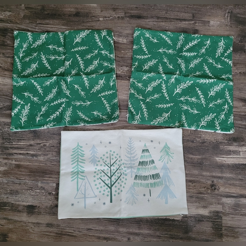 Decocrated pillowcases holiday theme
